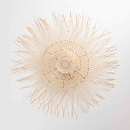 Brilagi - LED Prisadený luster CERIA BOHO 1xE27/40W/230V pr. 70 cm bambus