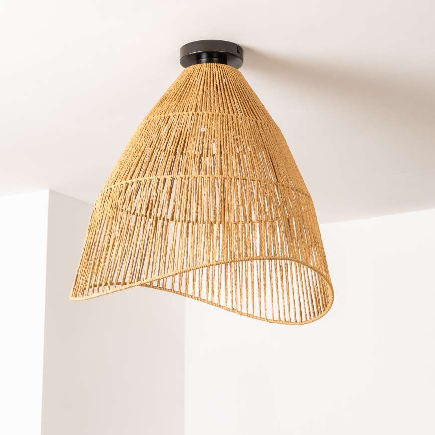 Brilagi - LED prisadený luster CERIA BOHO 1xE27/40W/230V priemer 70 cm hnedá