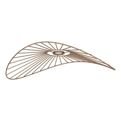 Brilagi - LED prisadený luster CERIA WIRE 1xE27/40W/230V 40x56 cm bronz/dub