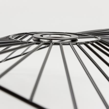 Brilagi - LED Prisadený luster CERIA WIRE 1xE27/40W/230V 40x56 cm čierna/dub