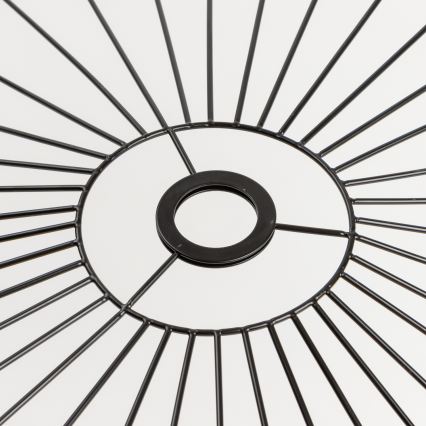 Brilagi - LED Prisadený luster CERIA WIRE 1xE27/40W/230V 60x80 cm čierna/dub