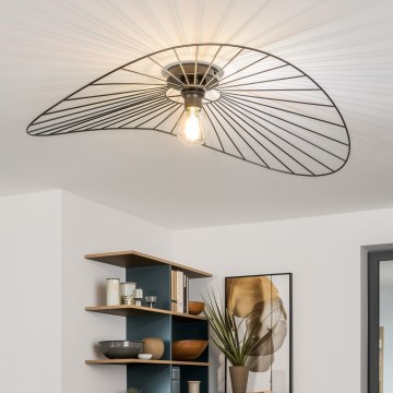 Brilagi - LED prisadený luster CERIA WIRE 1xE27/40W/230V 60x80 cm čierna