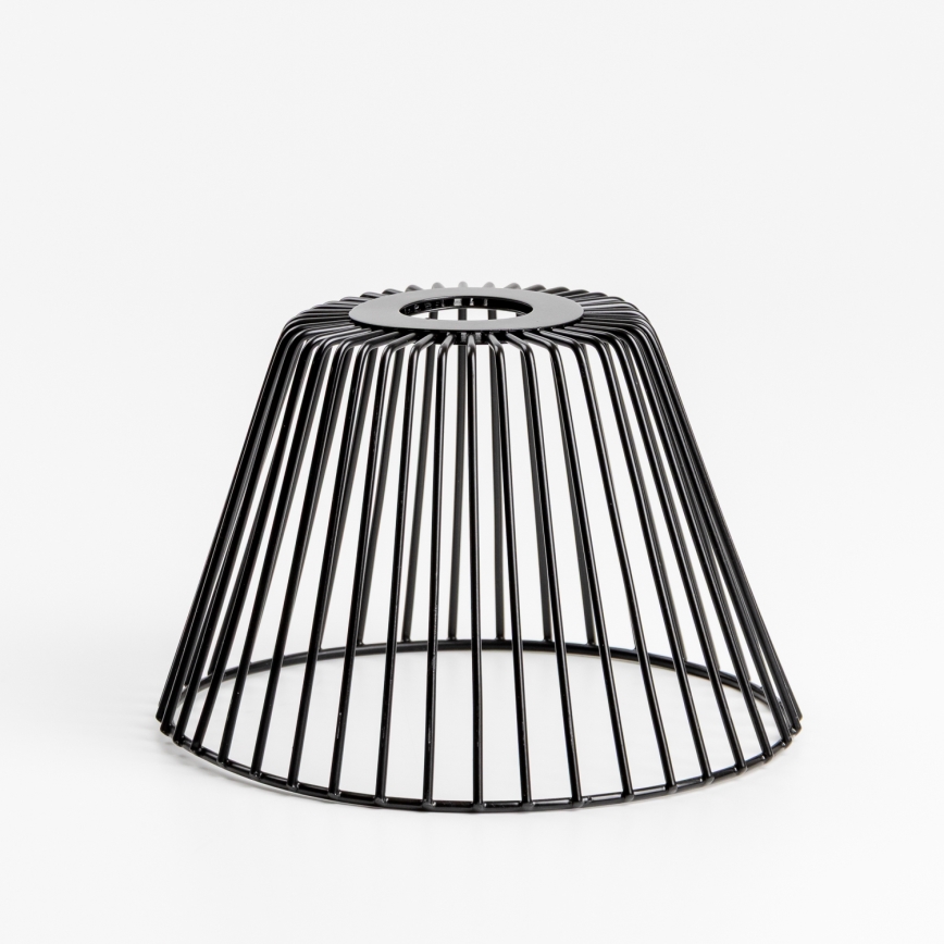 Brilagi - LED prisadený luster CERIA WIRE 1xE27/40W/230V pr. 21 cm čierna/dub