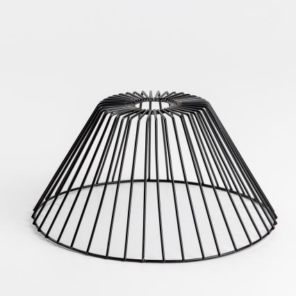 Brilagi - LED prisadený luster CERIA WIRE 1xE27/40W/230V pr. 30 cm čierna/dub