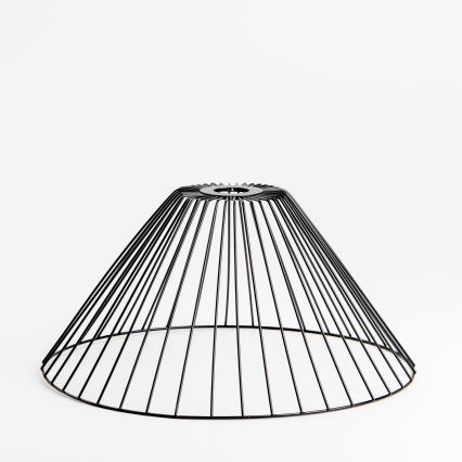 Brilagi - LED Prisadený luster CERIA WIRE 1xE27/40W/230V pr. 45 cm čierna/dub