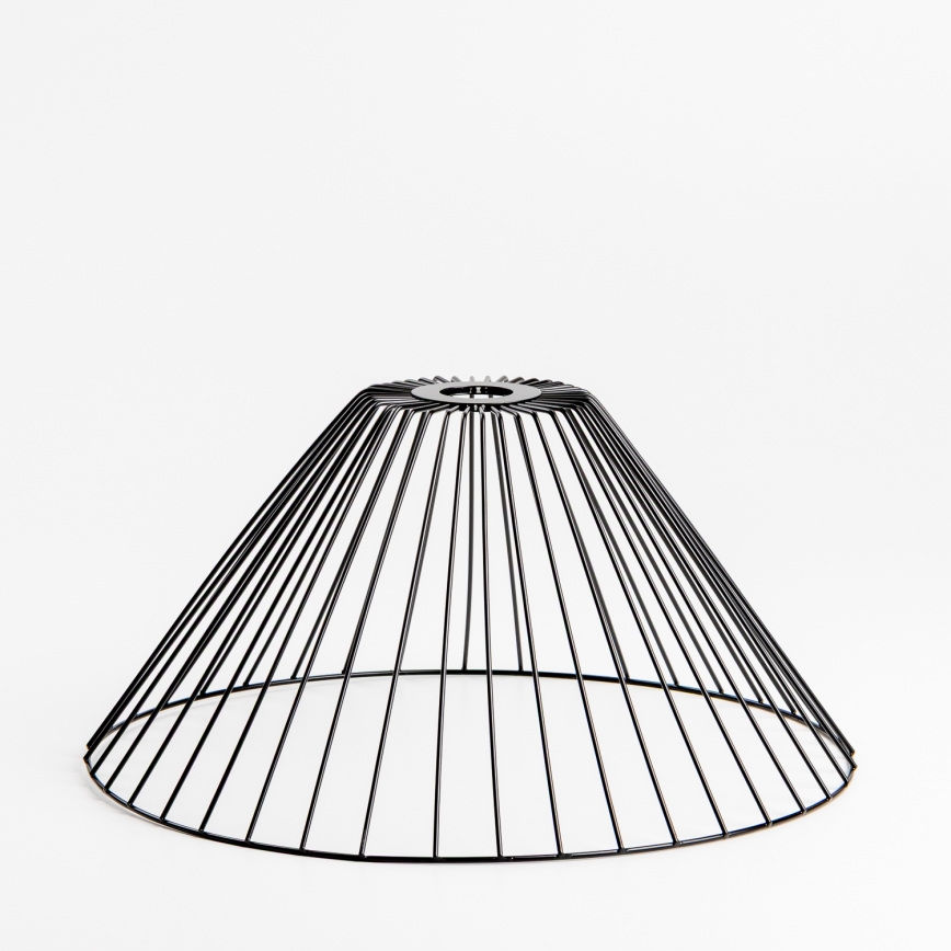 Brilagi - LED Prisadený luster CERIA WIRE 1xE27/40W/230V pr. 45 cm čierna/dub