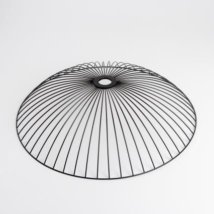 Brilagi - LED Prisadený luster CERIA WIRE 1xE27/40W/230V pr. 60 cm čierna/dub