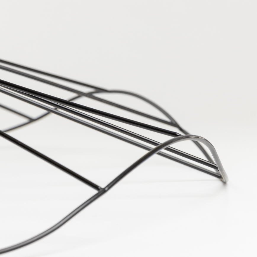 Brilagi - LED prisadený luster CERIA WIRE 1xE27/40W/230V pr. 80 cm čierna/dub