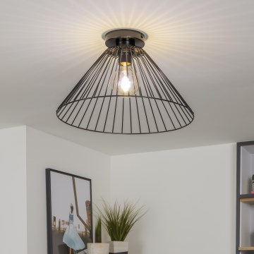 Brilagi - LED prisadený luster CERIA WIRE 1xE27/40W/230V priemer 45 cm čierny