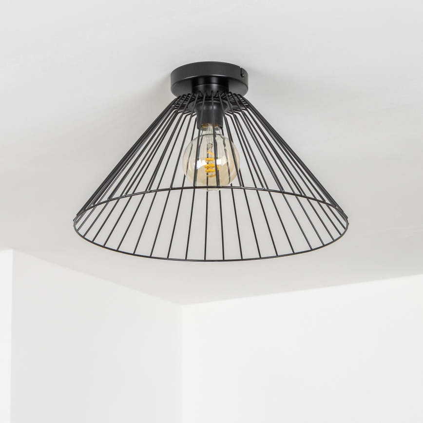 Brilagi - LED prisadený luster CERIA WIRE 1xE27/40W/230V priemer 45 cm čierny