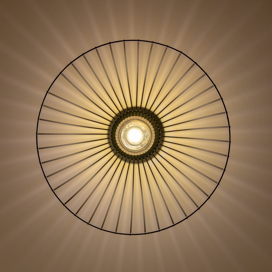 Brilagi - LED prisadený luster CERIA WIRE 1xE27/40W/230V priemer 45 cm čierny