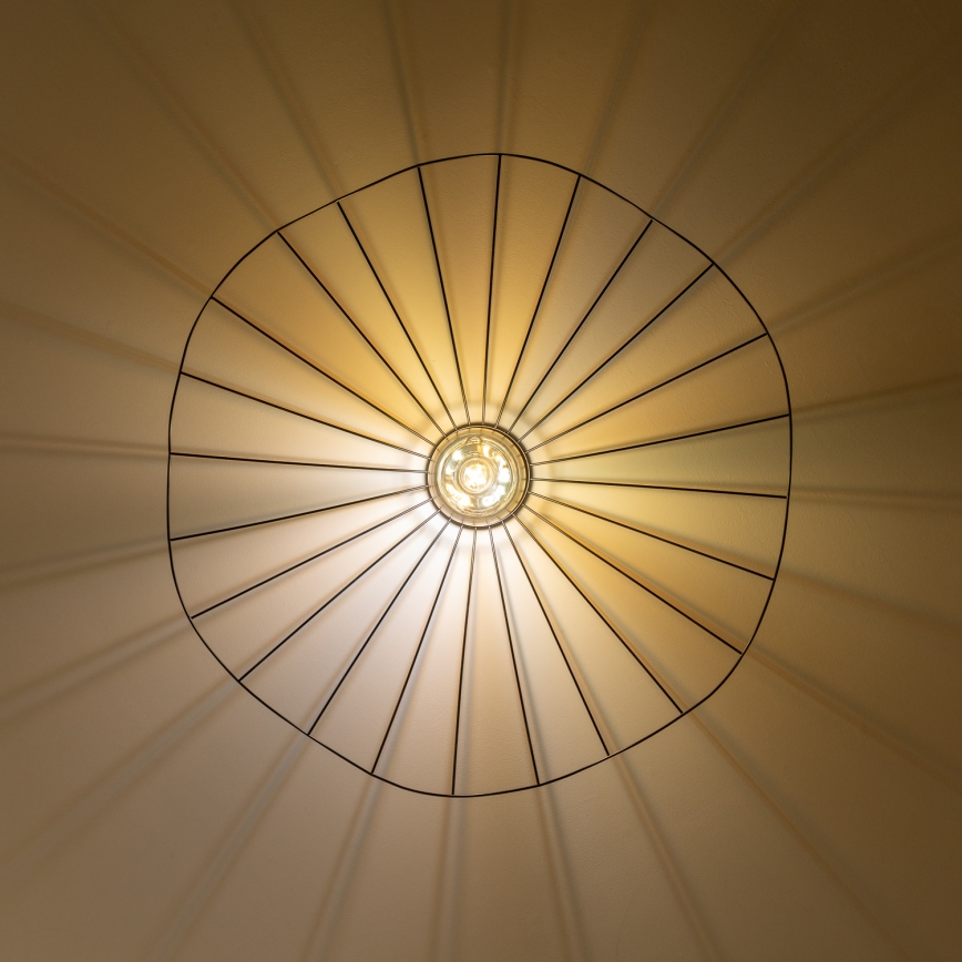 Brilagi - LED prisadený luster CERIA WIRE 1xE27/40W/230V priemer 80 cm čierna