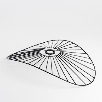 Brilagi - LED Prisadený luster CERIA WIRE 1xE27/60W/230V 40x56 cm čierna