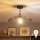 Brilagi - LED prisadený luster CERIA WIRE 1xE27/60W/230V priemer 38 cm čierny