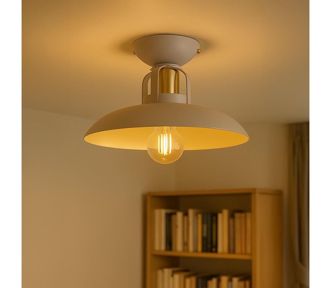 Brilagi - LED Prisadený luster FLAMENGO 1xE27/60W/230V béžová BG72363