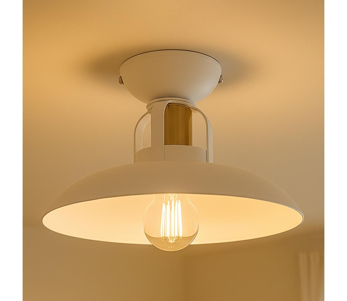 Brilagi - LED Prisadený luster FLAMENGO 1xE27/60W/230V biela BG72368