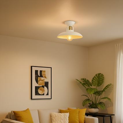 Brilagi - LED Prisadený luster FLAMENGO 1xE27/60W/230V biela