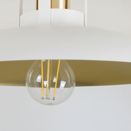 Brilagi - LED Prisadený luster FLAMENGO 1xE27/60W/230V biela