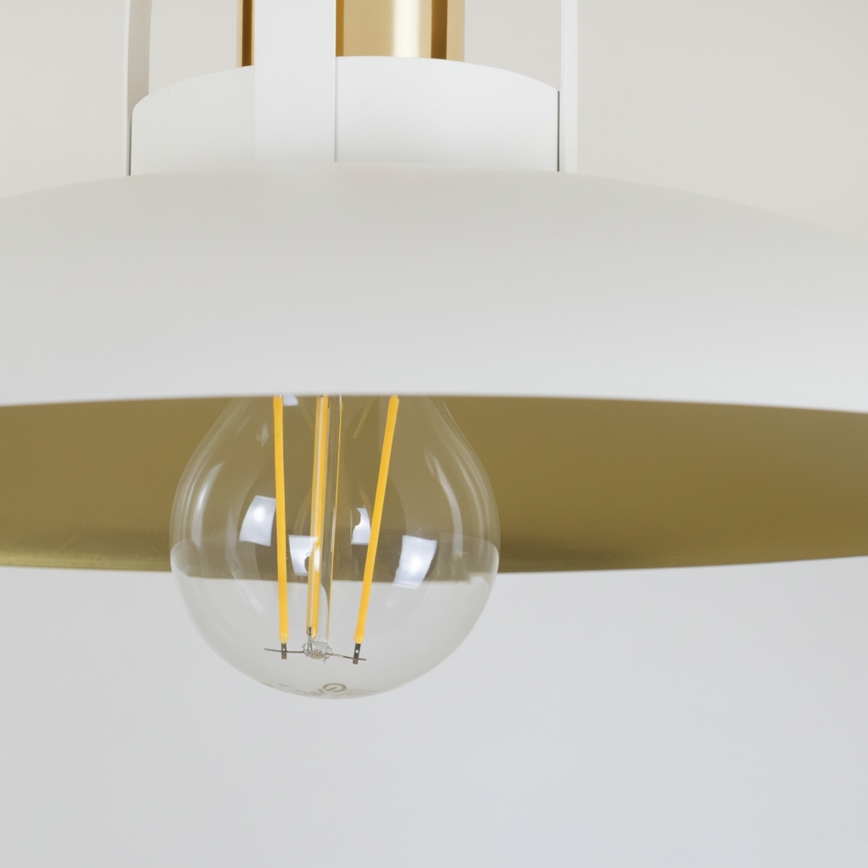 Brilagi - LED Prisadený luster FLAMENGO 1xE27/60W/230V biela