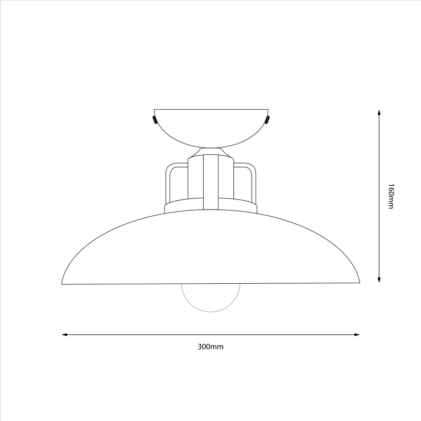 Brilagi - LED Prisadený luster FLAMENGO 1xE27/60W/230V modrá