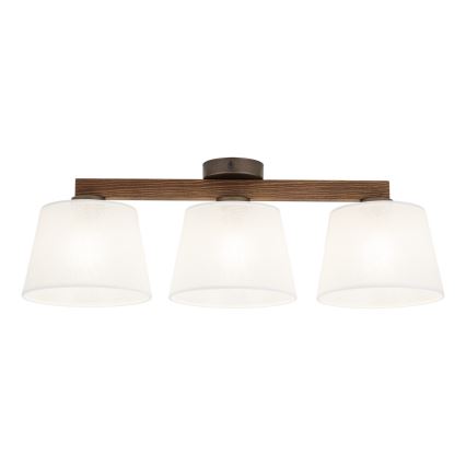 BRILAGI - LED Prisadený luster LATTE 3xE27/15W/230V borovica/biela