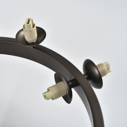 Brilagi - LED prisadený luster MILLA 10xG9/3W/230V hnedá/dymová hnedá