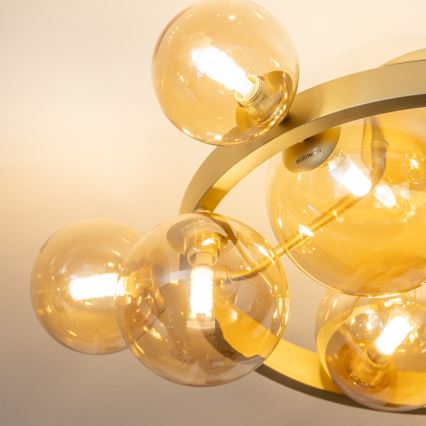 Brilagi - LED Prisadený luster MILLA 10xG9/3W/230V zlatá