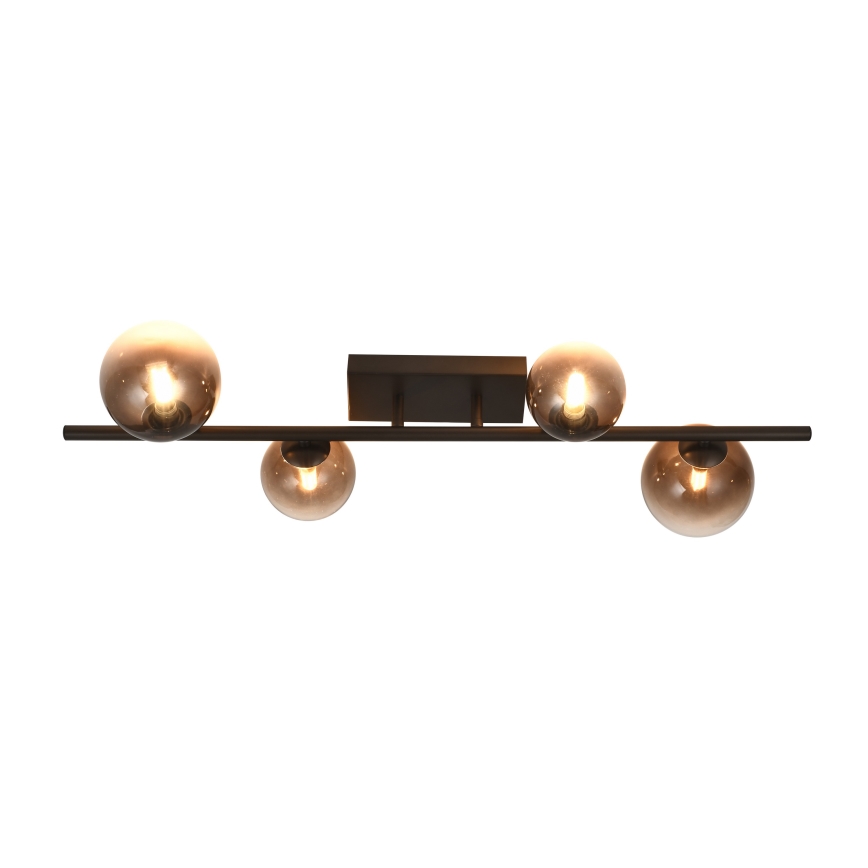 Brilagi - LED Prisadený luster MILLA 4xG9/3W/230V hnedá/dymová hnedá