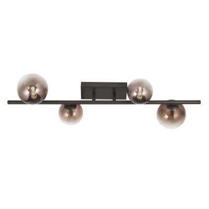 Brilagi - LED Prisadený luster MILLA 4xG9/3W/230V hnedá/dymová hnedá