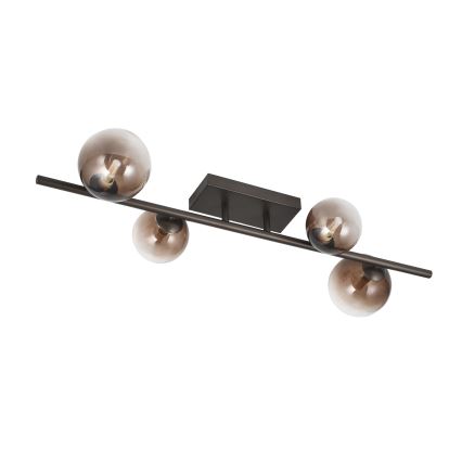 Brilagi - LED Prisadený luster MILLA 4xG9/3W/230V hnedá/dymová hnedá