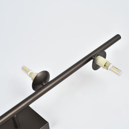 Brilagi - LED Prisadený luster MILLA 4xG9/3W/230V hnedá/dymová hnedá