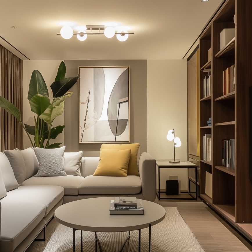 Brilagi - LED Prisadený luster MILLA 4xG9/3W/230V lesklý chróm/biela