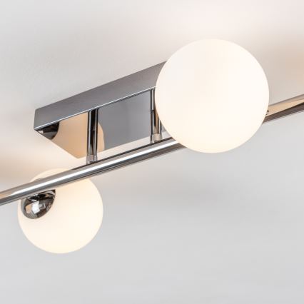 Brilagi - LED Prisadený luster MILLA 4xG9/3W/230V lesklý chróm/biela