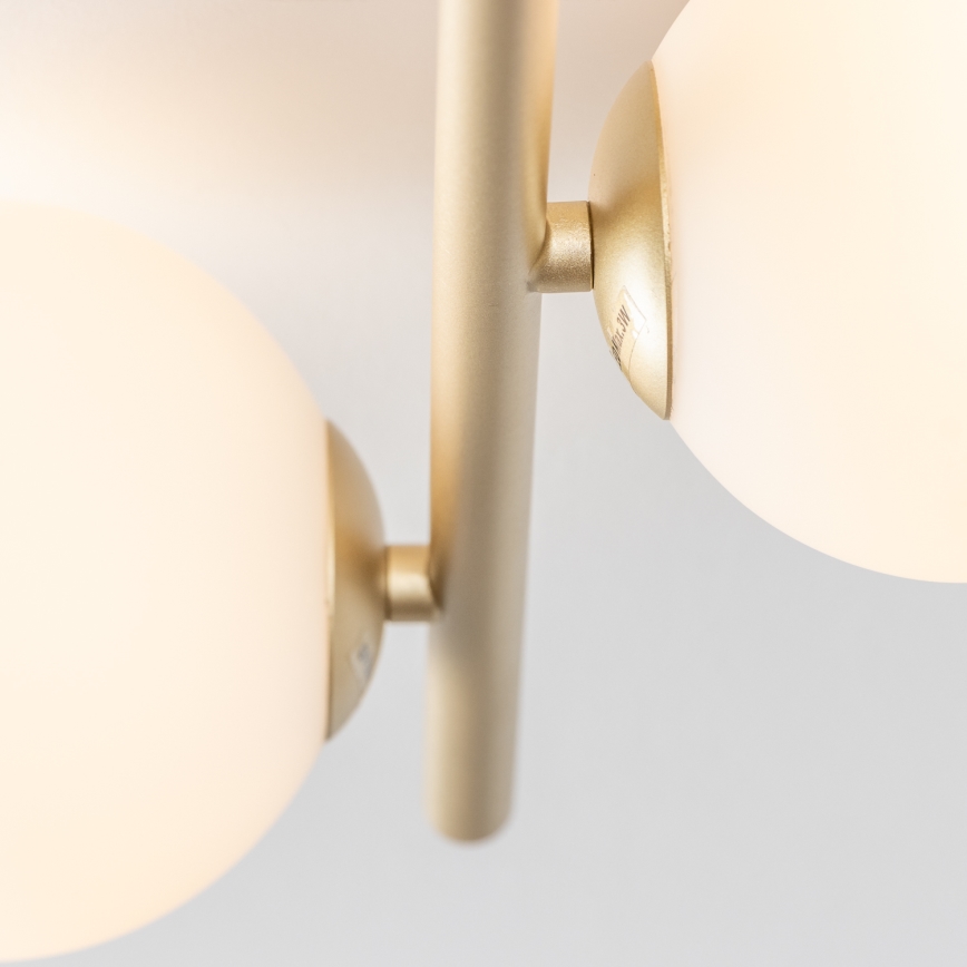 Brilagi - LED Prisadený luster MILLA 4xG9/3W/230V zlatá/biela