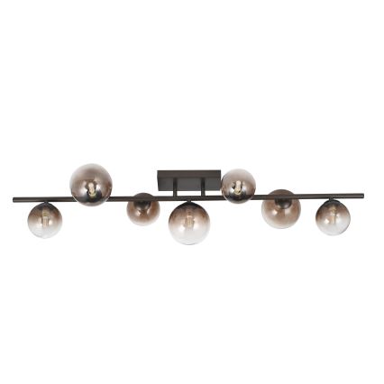 Brilagi - LED Prisadený luster MILLA 7xG9/3W/230V hnedá/dymová hnedá