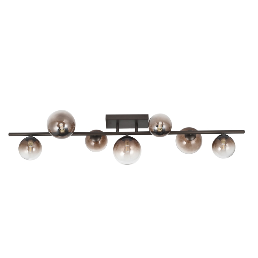 Brilagi - LED Prisadený luster MILLA 7xG9/3W/230V hnedá/dymová hnedá