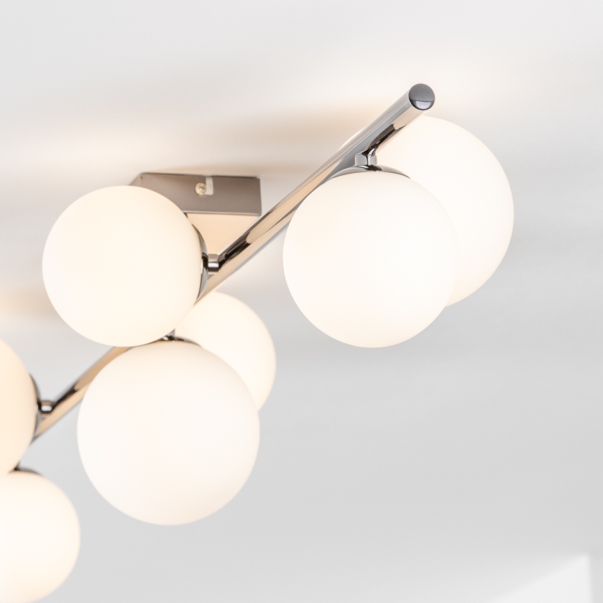 Brilagi - LED Prisadený luster MILLA 7xG9/3W/230V lesklý chróm/biela