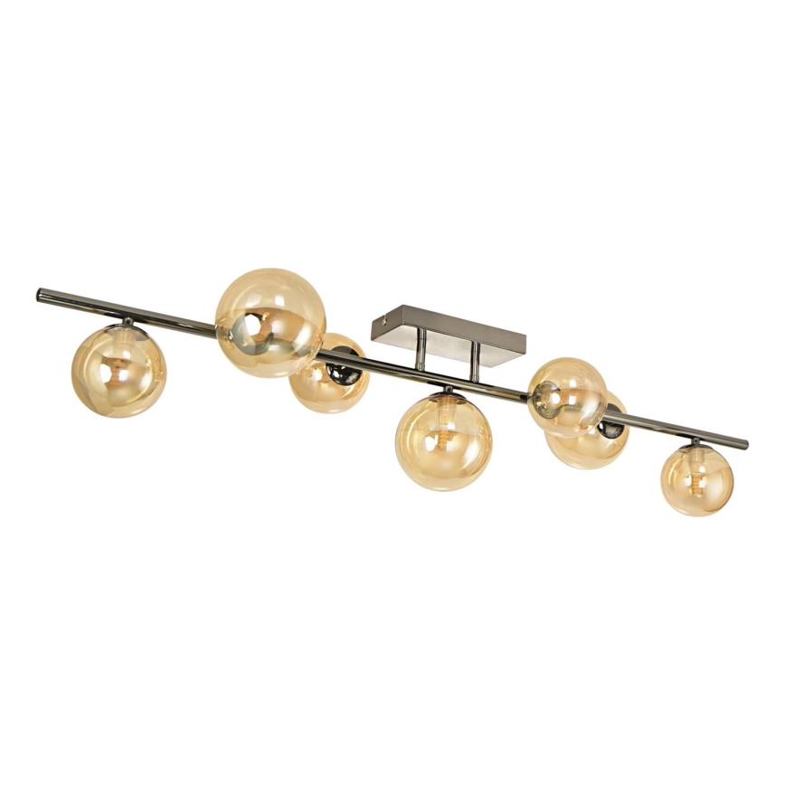 Brilagi - LED Prisadený luster MILLA 7xG9/3W/230V lesklý chróm/zlatá