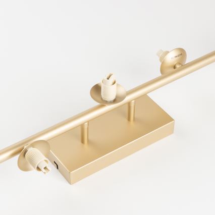 Brilagi - LED Prisadený luster MILLA 7xG9/3W/230V zlatá/biela