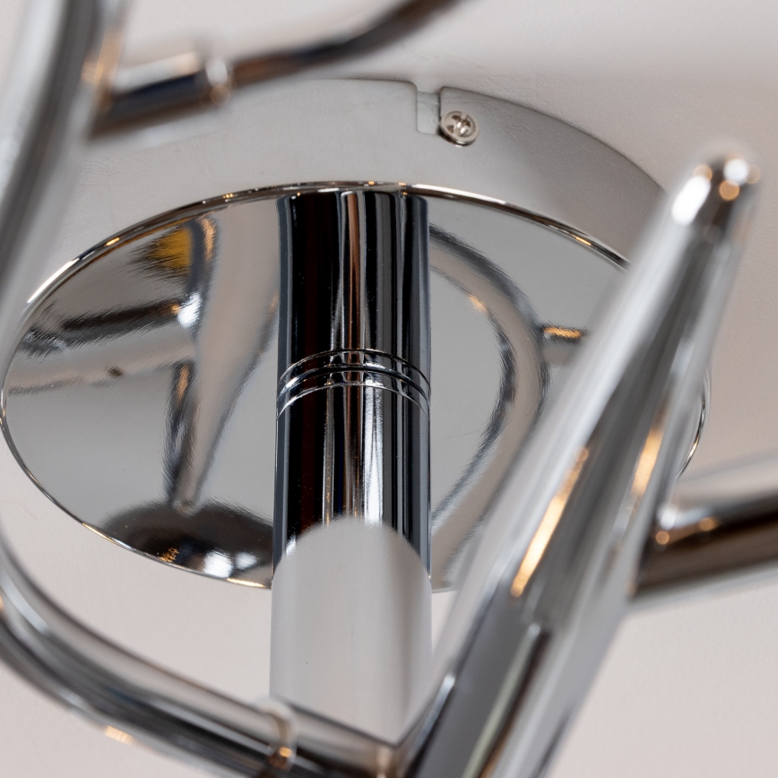 Brilagi - LED prisadený luster MISTEL 15xG9/3W/230V čierny chróm/dymové sklo