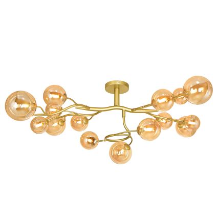Brilagi - LED Prisadený luster MISTEL 15xG9/3W/230V zlatá