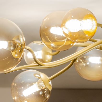 Brilagi - LED Prisadený luster MISTEL 15xG9/3W/230V zlatá