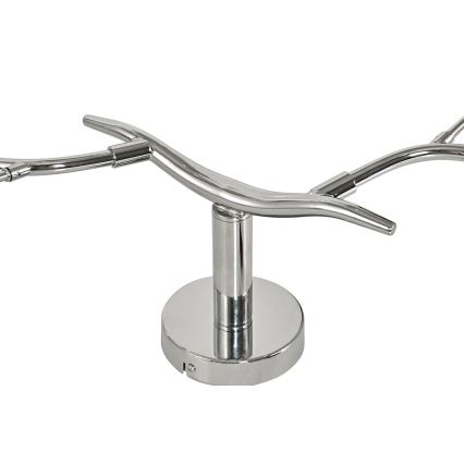 Brilagi - LED Prisadený luster MISTEL 6xG9/3W/230V lesklý chróm/dymová