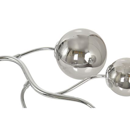 Brilagi - LED Prisadený luster MISTEL 6xG9/3W/230V lesklý chróm/dymová