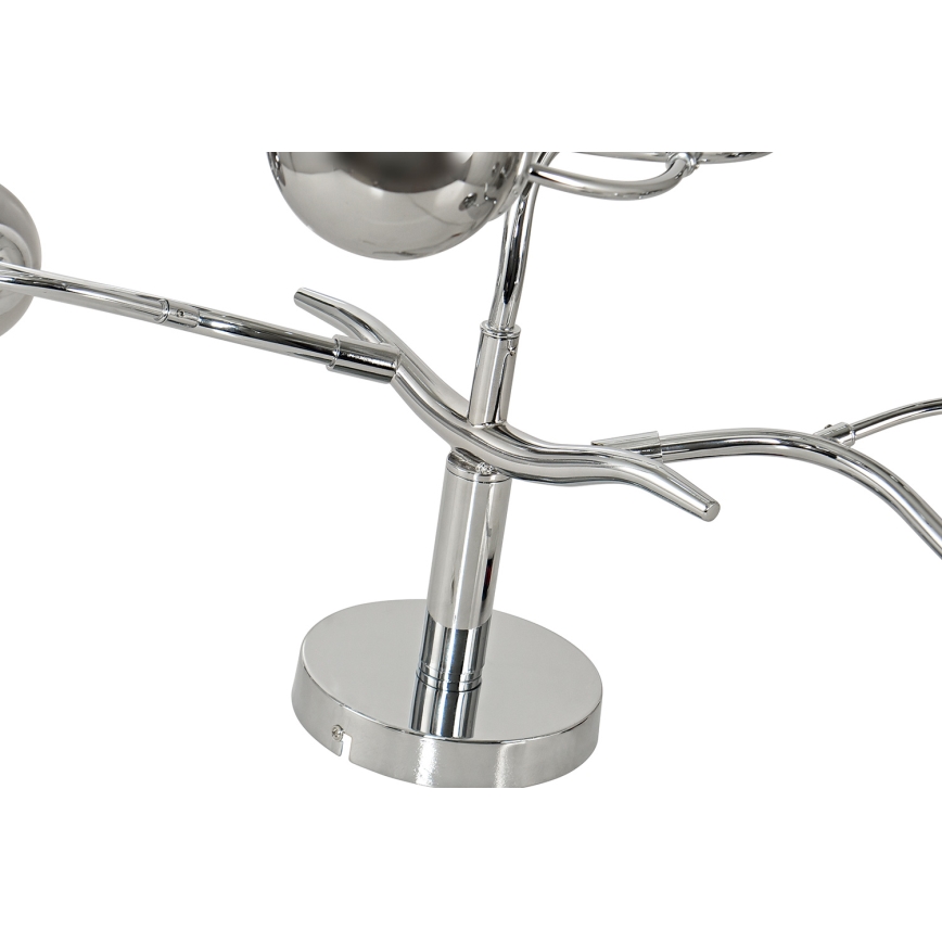 Brilagi - LED prisadený luster MISTEL 9xG9/3W/230V čierny chróm/dymová