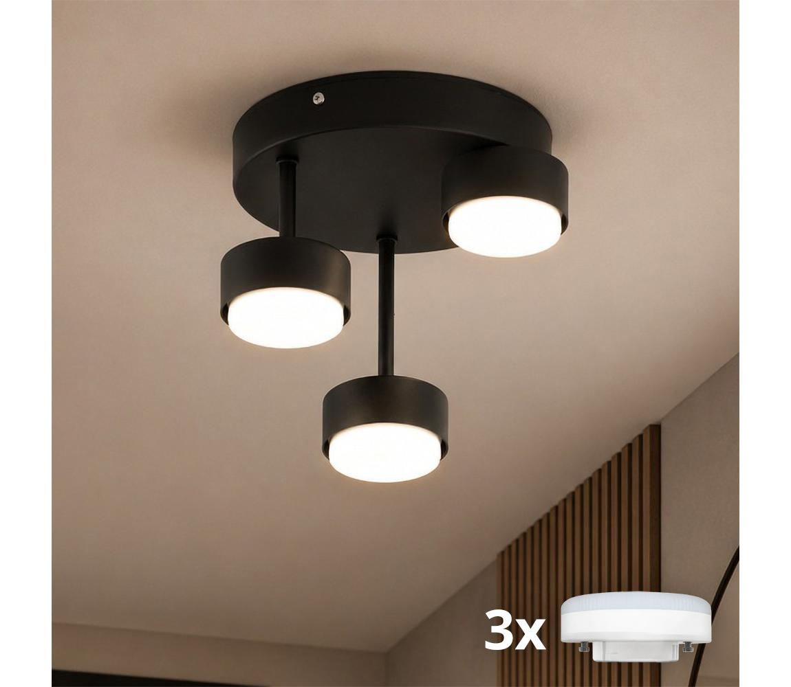 Brilagi - LED prisadený luster MONO 3xGX53/30W/230V čierny 89-009B