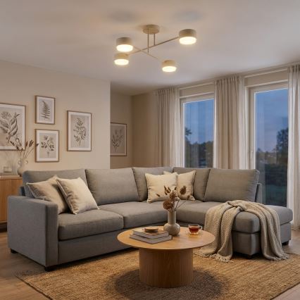 Brilagi - LED prisadený luster MONO 4xGX53/30W/230V béžový