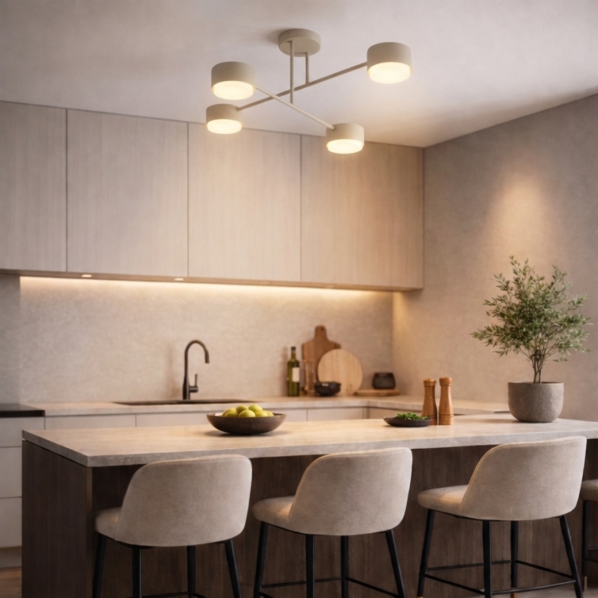 Brilagi - LED prisadený luster MONO 4xGX53/30W/230V béžový