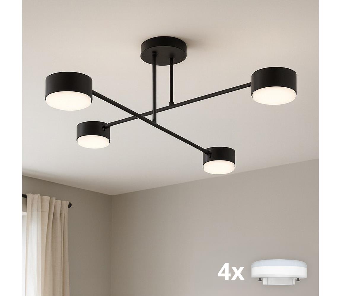 Brilagi - LED prisadený luster MONO 4xGX53/30W/230V čierny 89-018B