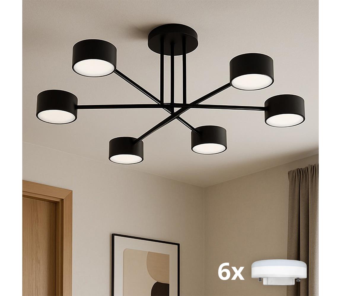 Brilagi - LED prisadený luster MONO 6xGX53/30W/230V čierny 89-019B
